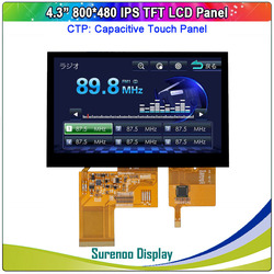 Ã‰cran Tactile TFT IPS LCD 24 Bits de 4.3 Pouces, Moniteur de Puzzles IIC I2C, 800x480, 800480, 40P/0.5 small picture n° 2