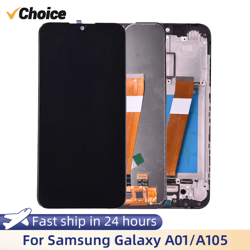 Ã‰cran LCD avec assemblage d'Ã©cran tactile pour Samsung Galaxy, Ã©cran LCD d'origine pour Samsung Galaxy A01 A015 A015F SM-A015F/DS n° 1