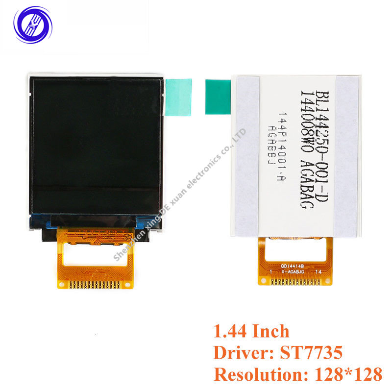 Module d'affichage LCD Ã  Ã©cran nu TFT, lecteur ST7735 ILI9225 ILI9341 Interface SPI 1.44x1.8 2.0x2.2, 2.4/2.8/128 pouces n° 2