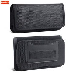 Ã‰tui de ceinture universel pour iPhone, Ã©tui avec carte, gril Oxford, sac de tÃ©lÃ©phone pour iPhone 15 Pro, 14, 13, 12, 11 Pro max, XS, Poly XS, 7, 8, 6, 6S Plus small picture n° 1