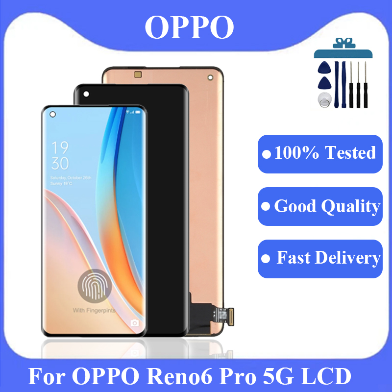 Ã‰cran tactile LCD de remplacement pour Oppo Reno6 Pro 5G, 6.55 d'origine, pour Reno 6 Pro, PEPM00, CPH0.25 n° 1