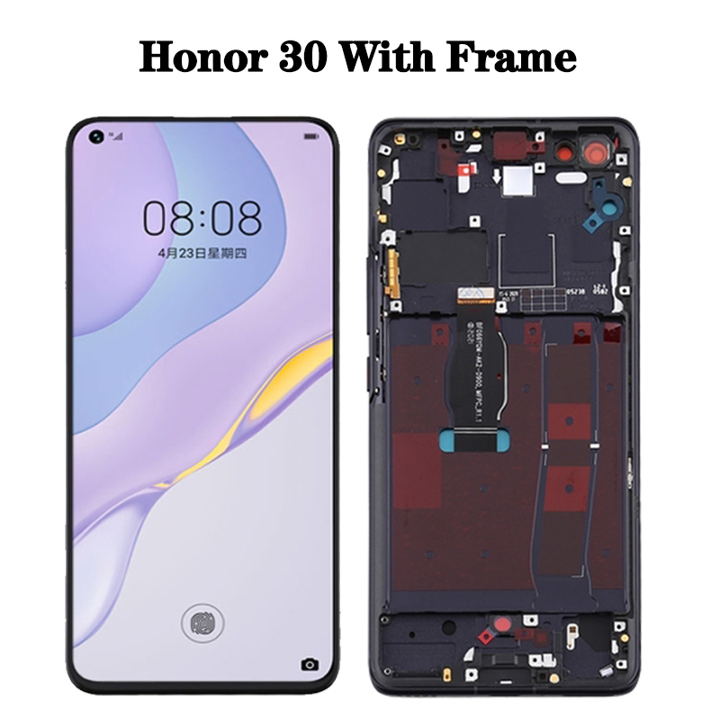 Ensemble Ã©cran tactile LCD AMOLED, 100% Original, pour Huawei Nova 7 5G JEF-AN00 Honor 30 BMH-AN10 n° 3