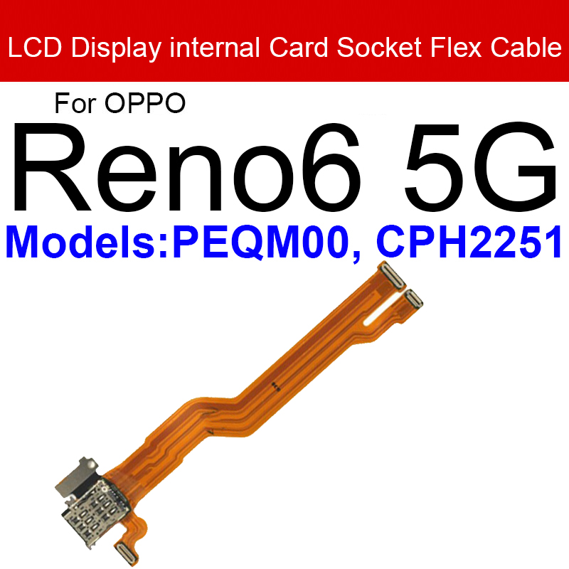 Câble flexible de carte mère pour Oppo, écran LCD, connecteur de ruban flexible, carte mère, Reno 4, 5, 6, 7 Pro, 4, 5, 6 Pro Plus, 4SE, 5K, 7SE, 5G n° 4