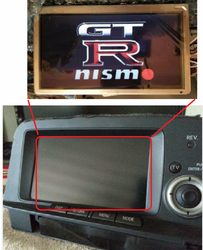 TOWinterBA-Ã‰cran LCD R34 GTR MFD pour harnais SHARP l's 99 ~ 20, accessoire multifonction de remplacement, 2000