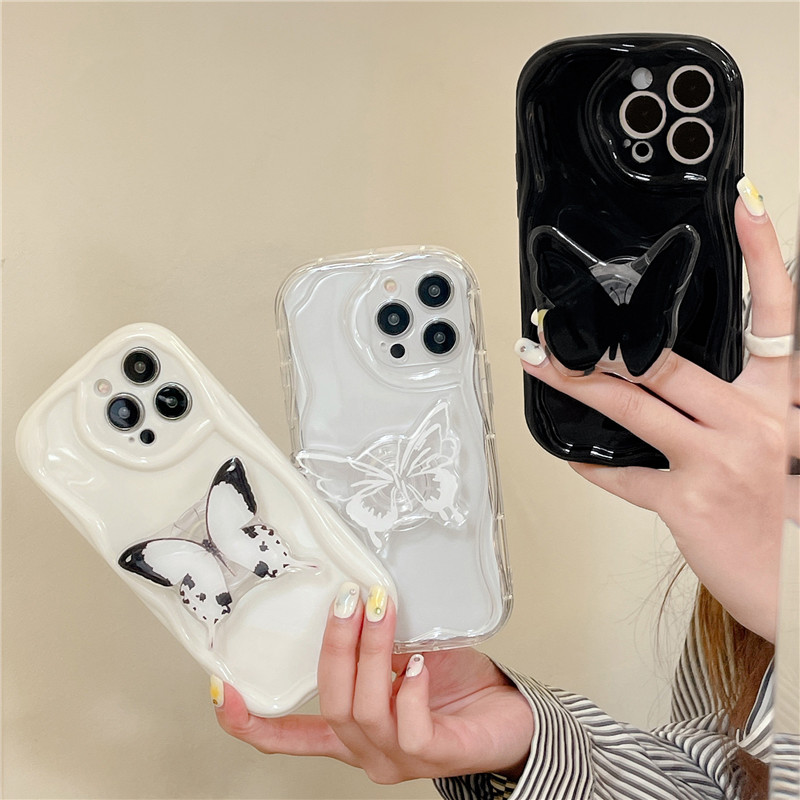 Coque de tÃ©lÃ©phone avec support papillon 3D, coque en MSI pour OPPO reno 6 lite reno5 4lite reno7 4G 5G reno8pro 4z realme 7 8i c12 n° 1