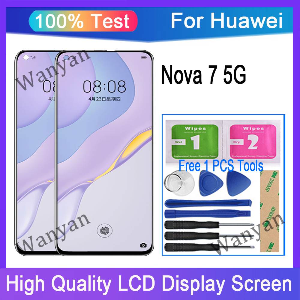 Ã‰cran Tactile LCD OLED de Remplacement, 6.53 Pouces, pour Huawei Nova 7 5G, Original n° 1