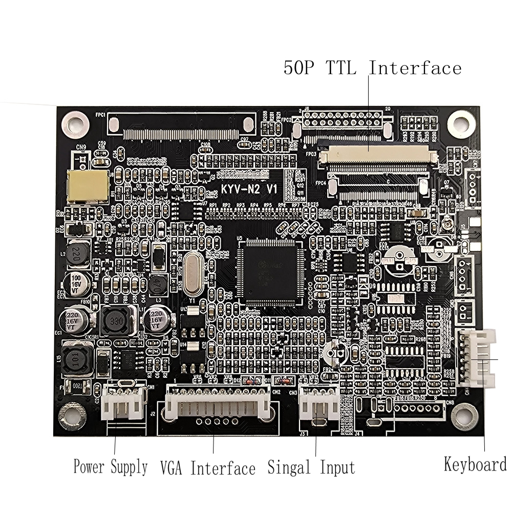 Carte de pilote de contrÃ´leur AT050TN22 V1, Ã©cran LCD, VGA, AV, 5 pouces, 640x480 n° 6