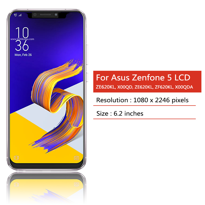 Ã‰cran tactile LCD pour Zenfone 5z ZS620KL Z01RD, 6.2 original, pour Bali ZenFone 5 traitÃ© 620KL X00QD ZF620KL X00QDA n° 2