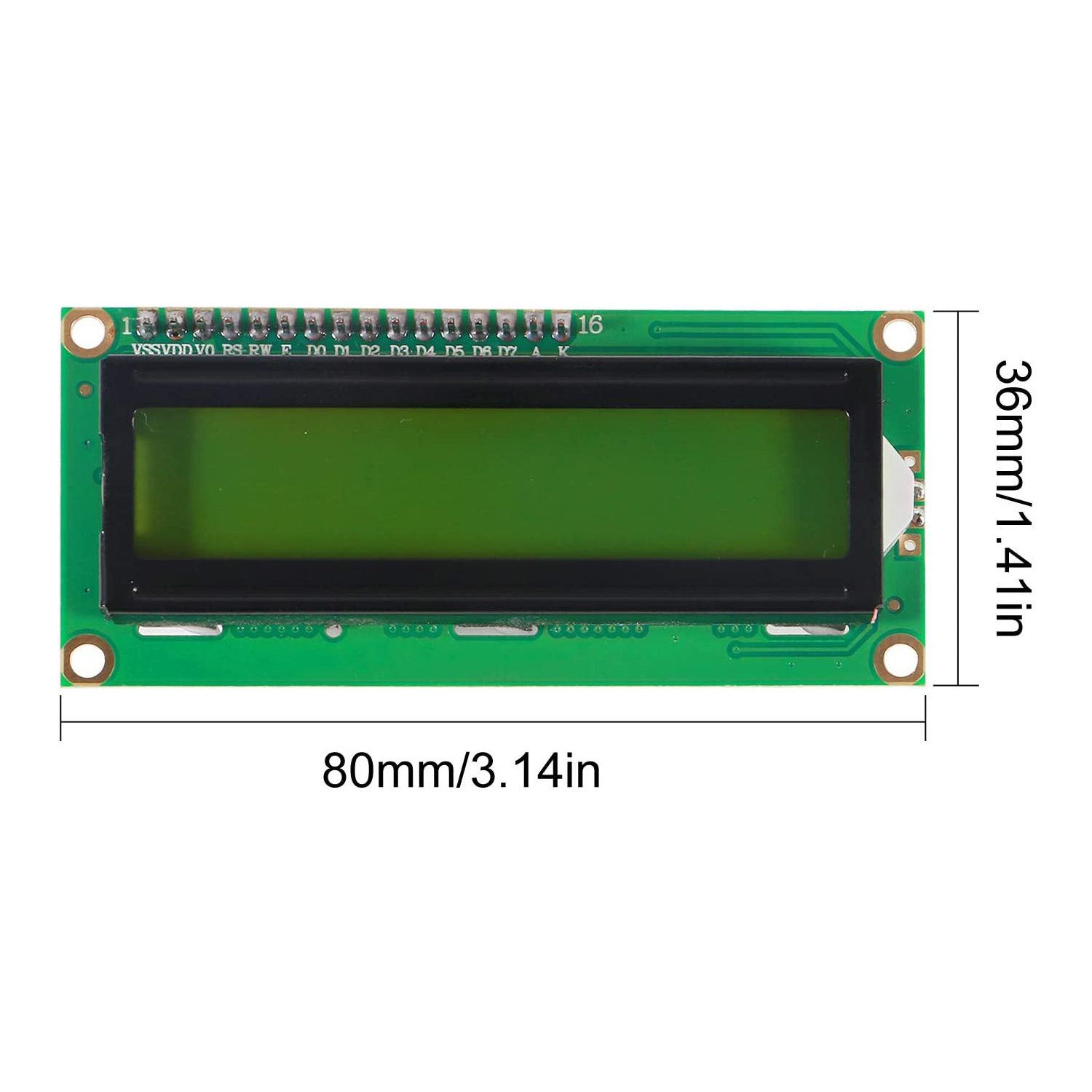 Adaptateur petsÃ©rie IIC/ I2C/ LCD et Ã©cran technique LCD 1602 16x2, rÃ©tro-Ã©clairage compatible avec Ardu37R3 MEIncome 2560 n° 2