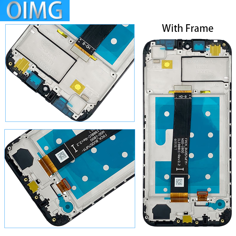 Pour Huawei Y5 2019 Original LCD Écran Avec Cadre Tactile AMN-LX9 LX1 LX2 LX3 Panneau Digitizer Pièces De Rechange Honor 8s n° 4