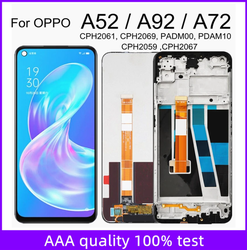 Bloc Ã©cran tactile LCD de remplacement, 6.5 pouces, pour OPPO A72 A92 A52 4G CPH2069 CPH2067