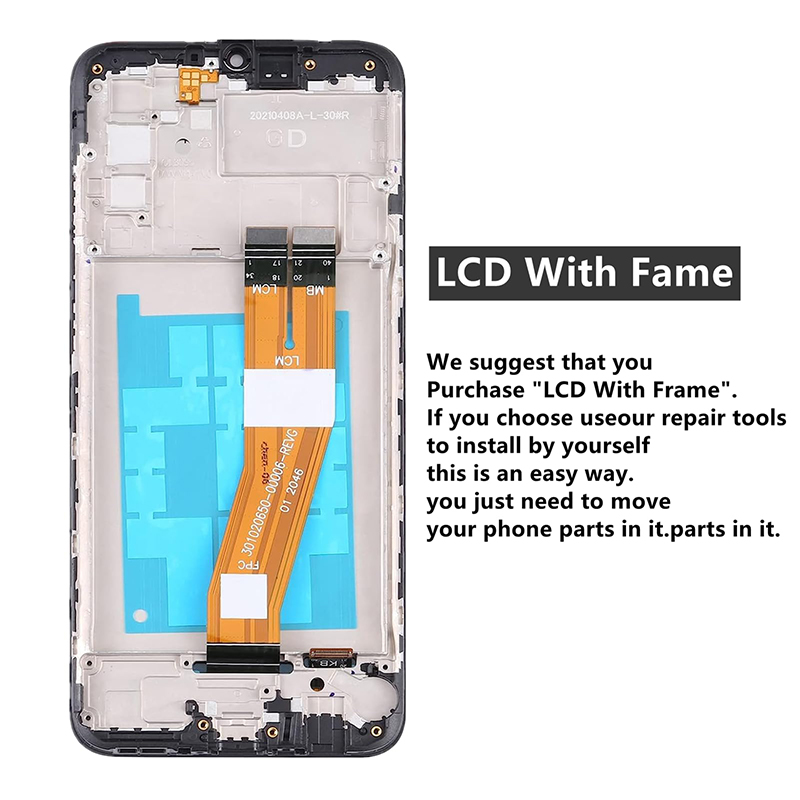 Kit Ã©cran tactile LCD de remplacement, 6.5 pouces, pour Samsung Galaxy A02s A025a A025u s124dl n° 2