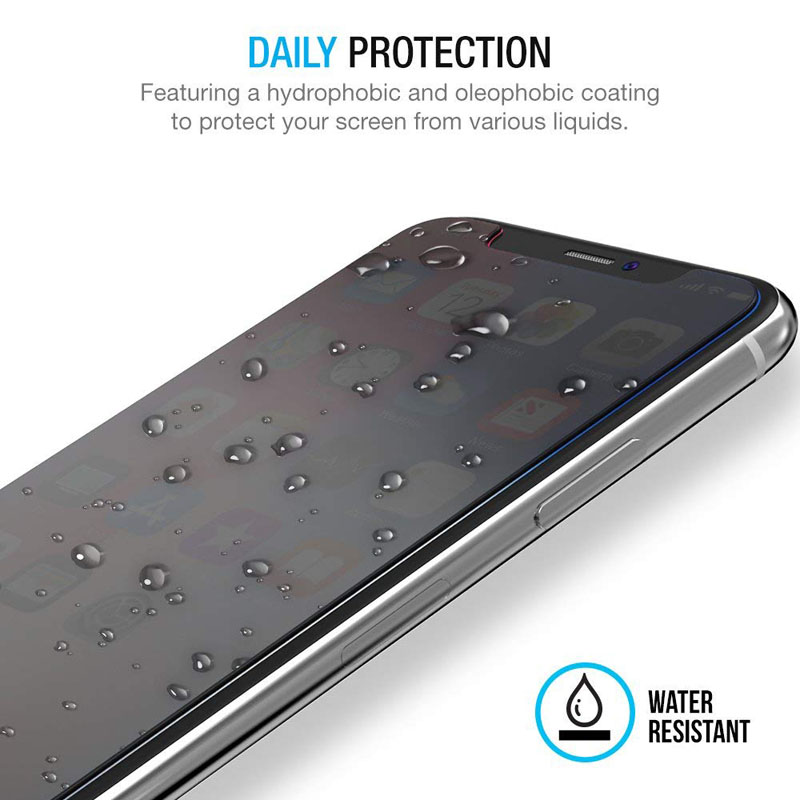 Protecteur d'Ã‰cran de ConfidentialitÃ© pour iPhone, Couverture ComplÃ¨te Anti-espion, Film en Verre Guatemala, pour ModÃ¨les 14, 13, 11, 15 Pro Max, 12 Mini, XS, Poly X, 7, 8 Plus, 3 PiÃ¨ces n° 3