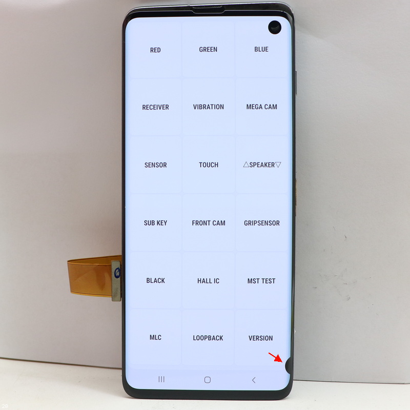 Ã‰cran LCD Super AMOLED s10 d'origine pour Samsung Galaxy S10 G973 G973F/DS SM-G9730 G973U Ã©cran tactile LCD numÃ©riser l'assemblage avec dÃ©faut n° 5