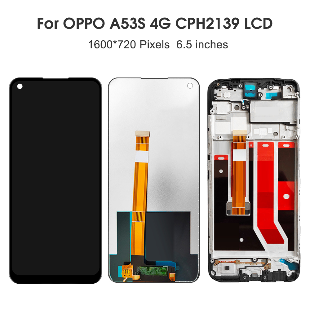 Remplacement de l'assemblage de l'Ã©cran tactile LCD, Ã©cran d'origine pour Oppo A53 4G, 6.5 , rÃ©paration d'Ã©cran pour Oppo A53s CPH2139 CPH2135 n° 2