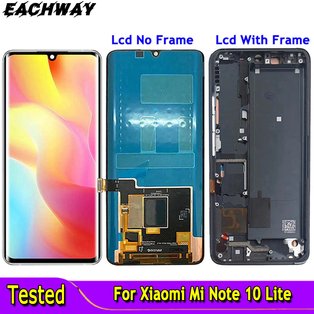 Ensemble Ã©cran tactile LCD AMOLED, 6.47 pouces, pour Xiaomi Mi Note 10 Lite M2002F4LG n° 1