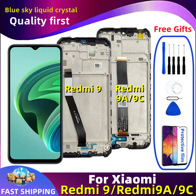 Ensemble Ã©cran tactile LCD de remplacement, pour Xiaomi Redmi 9 9A 9C, Original n° 1