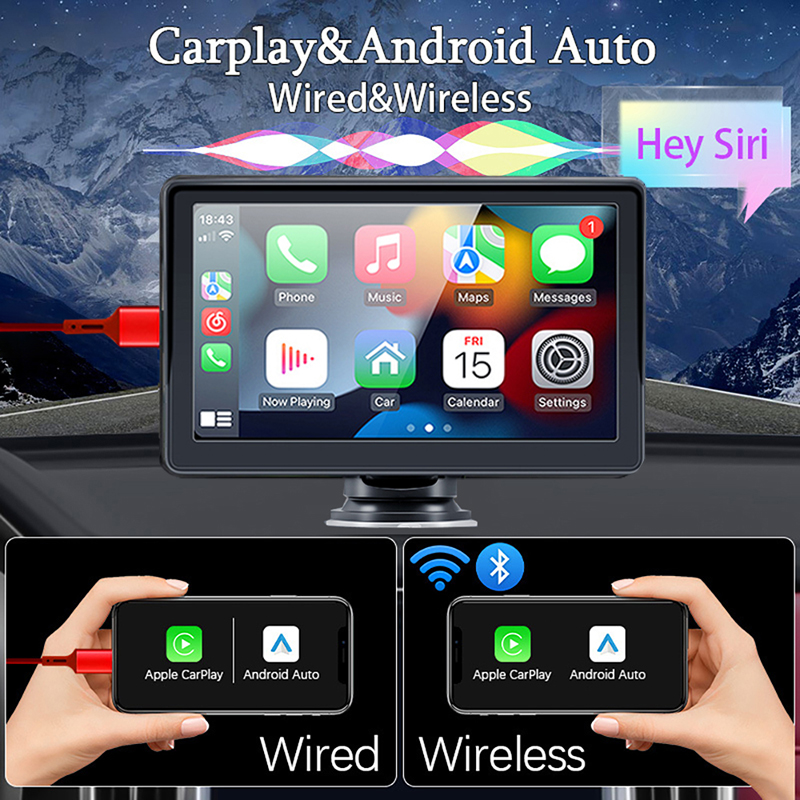 Autoradio MP5 avec Bluetooth, Android, Auto, Sans fil, Apple Carplay, RÃ©cepteur stÃ©rÃ©o, DVD, 2Din, Limitation automobile, 7/9 n° 2