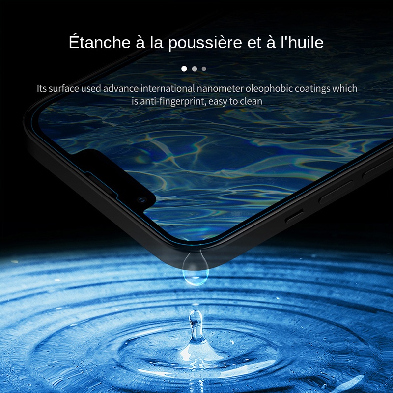 Protecteur d'Ã©cran pour Iphone, 5 piÃ¨ces, en verre trempÃ© pour modÃ¨les Plus 14 13 12 11 Pro Max Xs Xr Mini n° 5