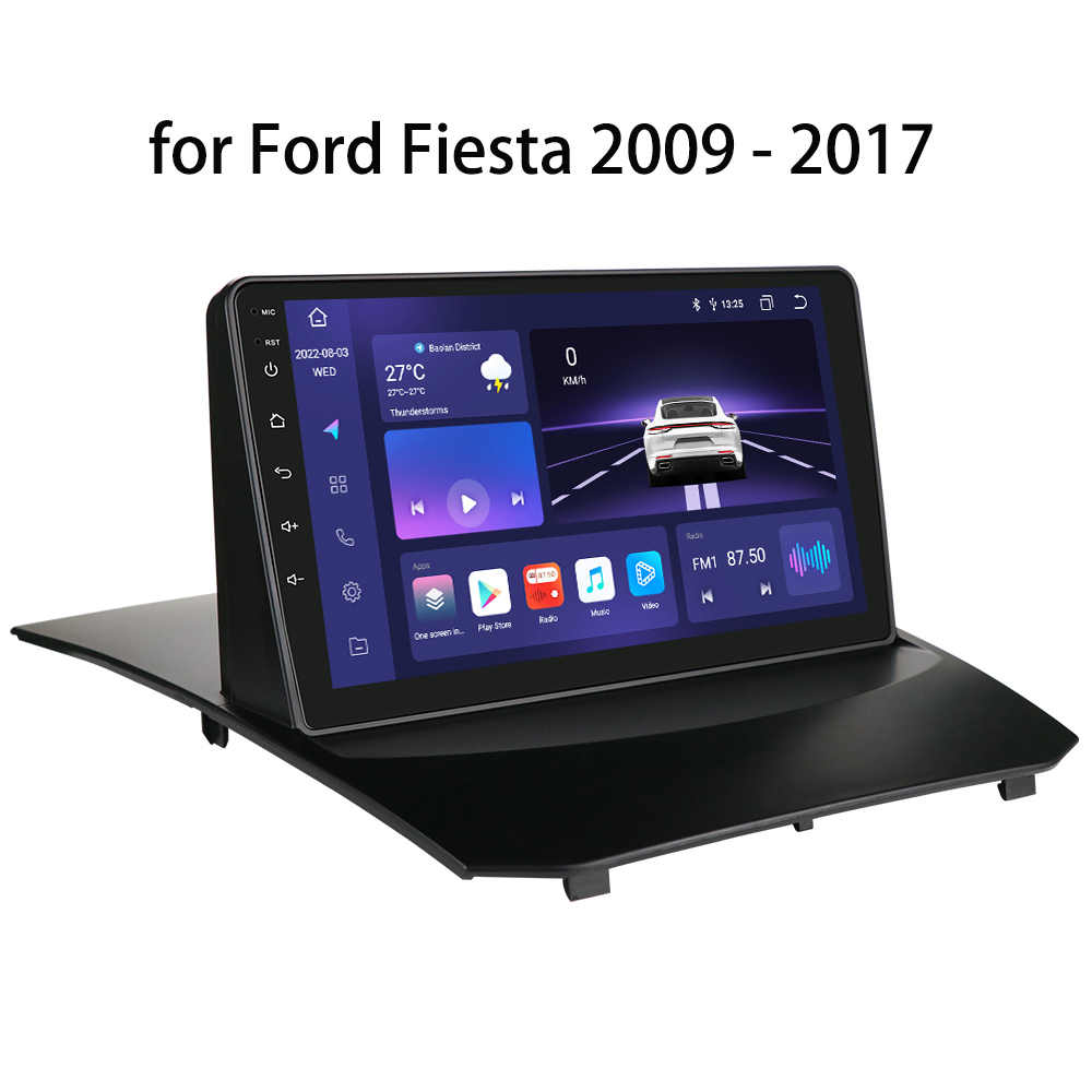 Autoradio Android pour Ford Fi.C. 2009-2017, Carplay, 4G, DSP, Ã‰cran QLED, 2Din, Limitation de l'autoradio, Lecteur vidÃ©o, GPS, UnitÃ© principale, BT n° 1