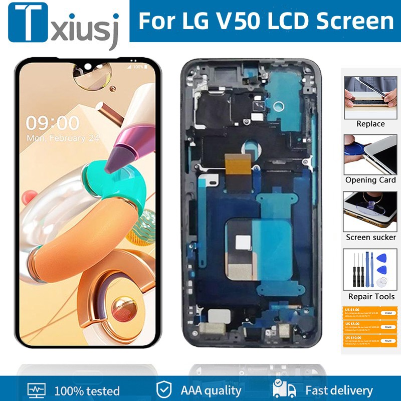 Ã‰cran tactile LCD de remplacement, pour LG V50 ThinQ 5G V450PM V450VMB V500EM V500N n° 1