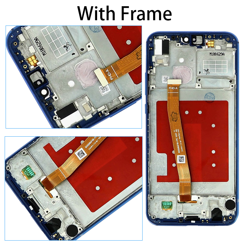 Ensemble Ã©cran tactile LCD de remplacement, 5.84 pouces, pour Huawei P20 Lite Nova 3E NETL00 ANELbronchP20Lite, original n° 4