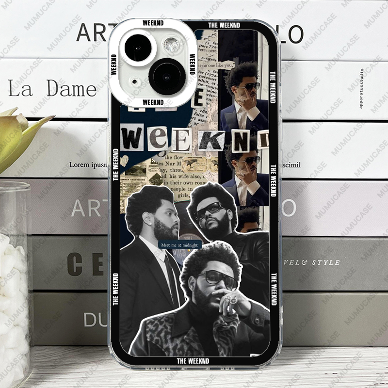 Coque souple pour iPhone, The Weekend, Sticker Art, 14, 13, 12, 11 Pro Max, Mini XS, X, Poly SE, 7, 8 Plus n° 2