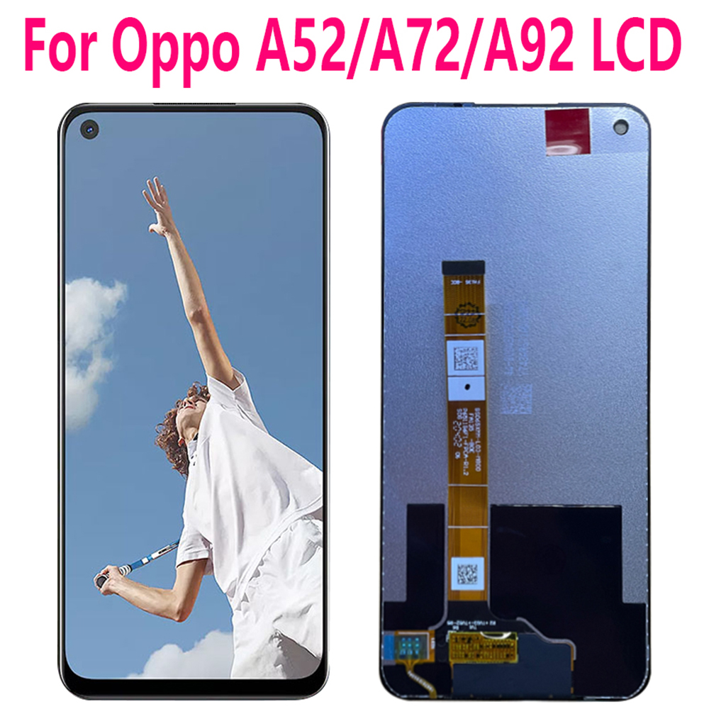 Ã‰cran tactile LCD avec cadre pour Oppo A52, piÃ¨ces de rechange pour Oppo A72, A92, 6.5 pouces, original n° 1