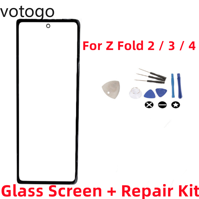 Lentille en verre avant et remplacement OCA pour Samsung Galaxy Z, Ã©cran tactile LCD extÃ©rieur, outils de rÃ©paration, possÃ¨de 2, 3, 4, 5, F936, F926, 5G n° 1