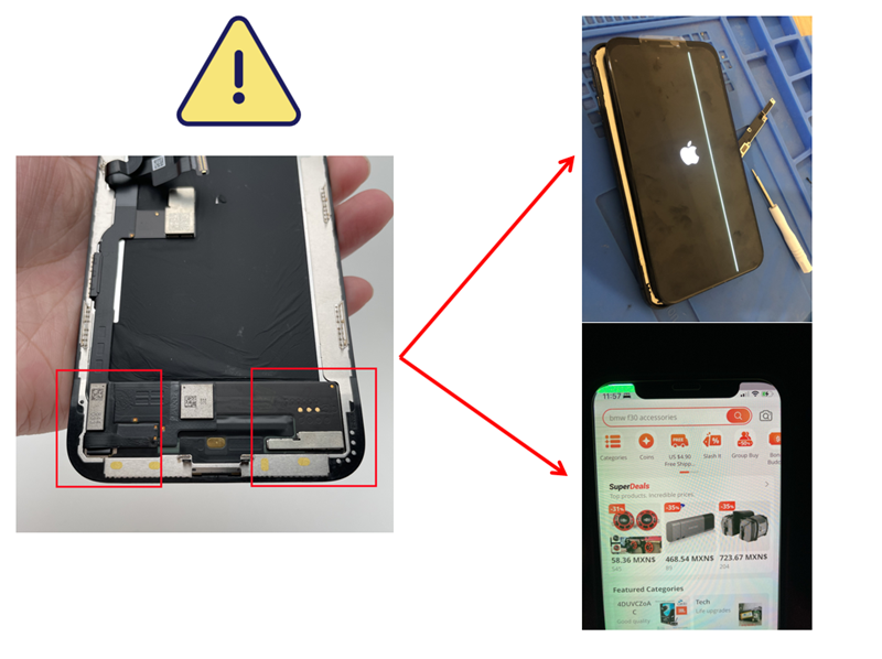 Ã‰cran tactile LCD de remplacement pour iPhone, A +++, OEM, True Tone, X, Poly XS Max, 11, 12, 13 Pro n° 2