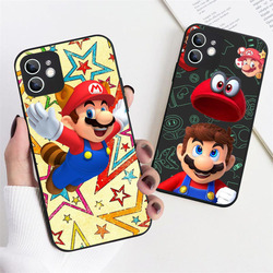 YS-8 Cartoon Marios Ã©tui en silicone pour iPhone 5 5S 6 SE 7 8 Plus X XS Poly 11 Pro Max small picture n° 6