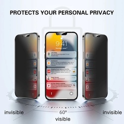 Protecteurs d'Ã©cran de confidentialitÃ© pour iPhone, verre de protection anti-espion, iPhone 13 12 Pro Max 11 Pro XS MAX Poly X SE 2020 Mini 7 8 14 Plus, 1-5 piÃ¨ces small picture n° 2