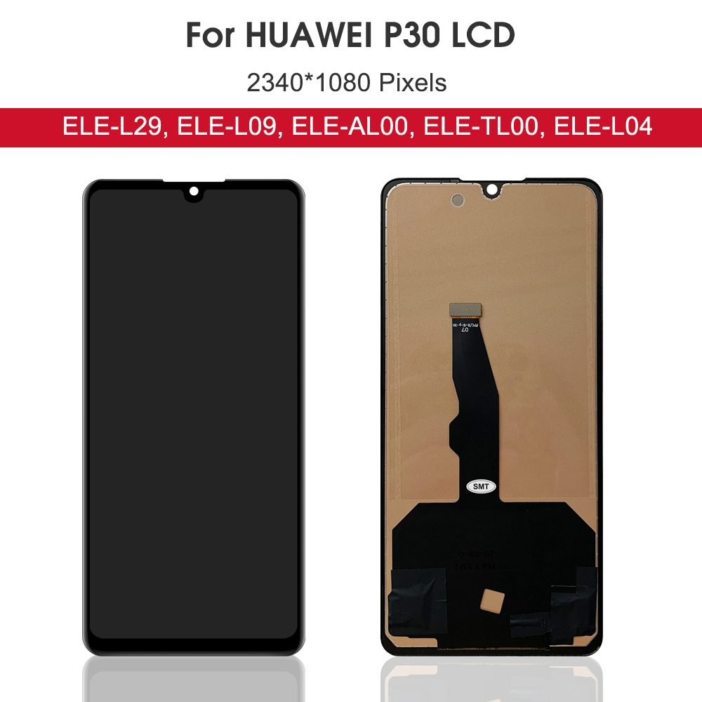 Ã‰cran d'affichage avec cadre pour Huawei P30 LCD Ã©cran tactile HÃ©bergements eur remplacement 100% testÃ© P30 ELE-L29 L09 AL00 TL00 n° 2