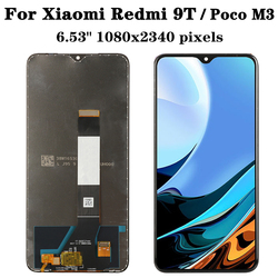 PiÃ¨ces de rechange d'Ã©cran LCD pour Xiaomi, POCO M3, Redmi 9T, J19S, M2010J19, Xenon, Original, 6.53 pouces small picture n° 4