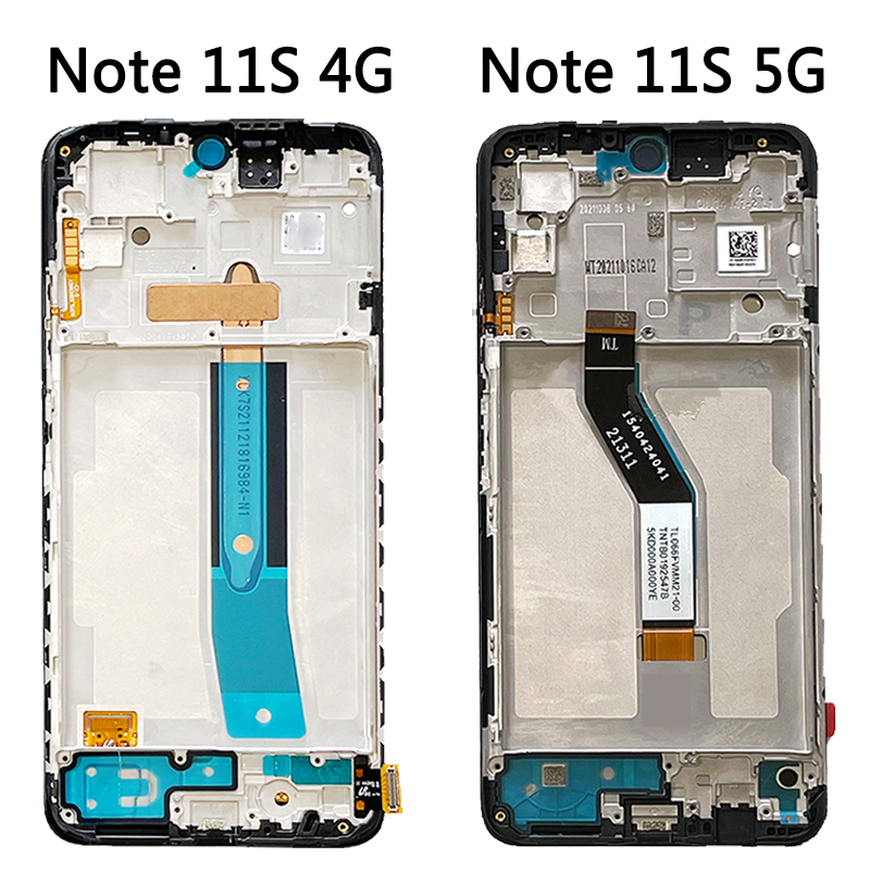 NumÃ©riseur d'Ã©cran tactile LCD pour Xiaomi Redmi Note 11S 5G, 2201117Xenon LCD, 5G, 22031116BG, Original n° 3