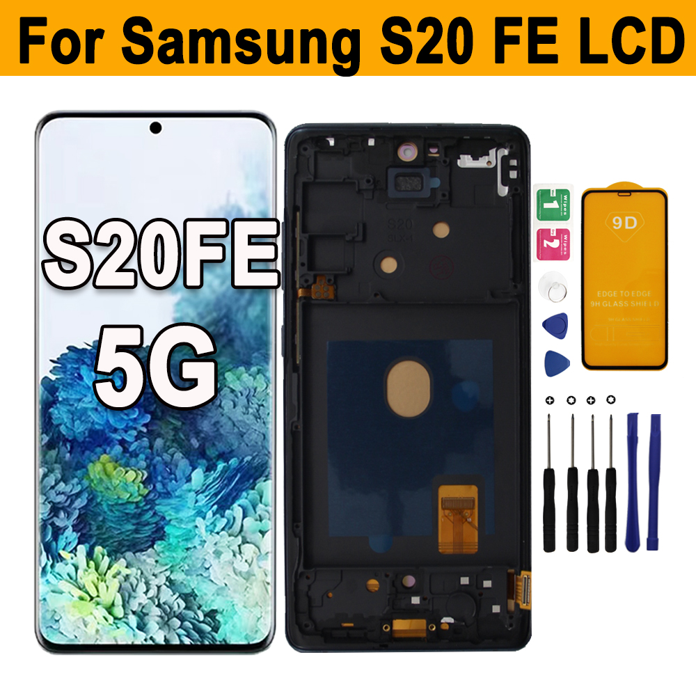 Ensemble Ã©cran tactile LCD, 100% testÃ©, pour Samsung Galaxy S20FE S20 FE 5G G781 Ganalys G781B S20 Lite n° 1