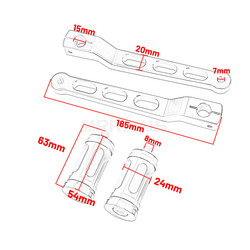 Levier de changement de vitesse noir pour Harley Touring Road, King Street, Electra Glide, Tour Glide, Softail, pÃ©dale de moto small picture n° 6