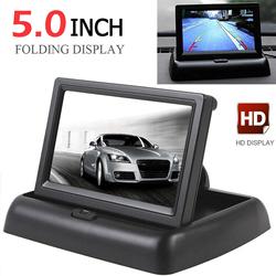 Ã‰cran de moniteur de voiture de 5.0 pouces pour camÃ©ra de recul, Ã©cran LCD TFT, couleur numÃ©rique HD, Ã©cran HD de 5.0 pouces, aide au stationnement arriÃ¨re small picture n° 2