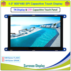 Ã‰cran Tactile TFT LCD SÃ©rie Ã©ventuelles I, 5 Pouces, 5.0 Pouces, 800x480, 800480, LT7680A, GT911, I2C, IIC, Puzzles