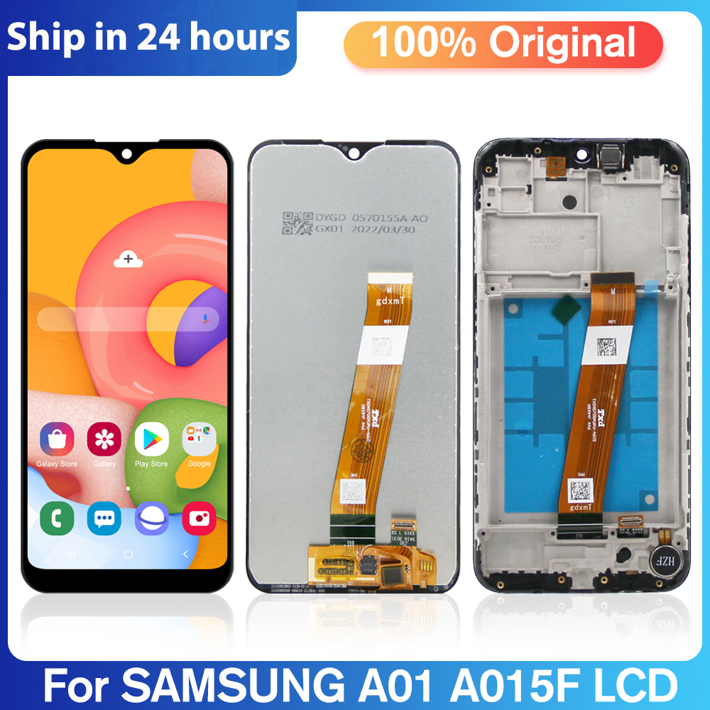 Bloc Ã©cran tactile LCD avec chÃ¢ssis, pour Samsung Galaxy A01 A015 SM-A015F,A015M, Original n° 1