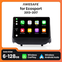 AWESAFE-Autoradio sans fil Android CarPlay pour Ford, Ecosport Fi.C. MK7, autoradio Ã  limitation, No 2 Din, DVD, 2009- 2017 small picture n° 1