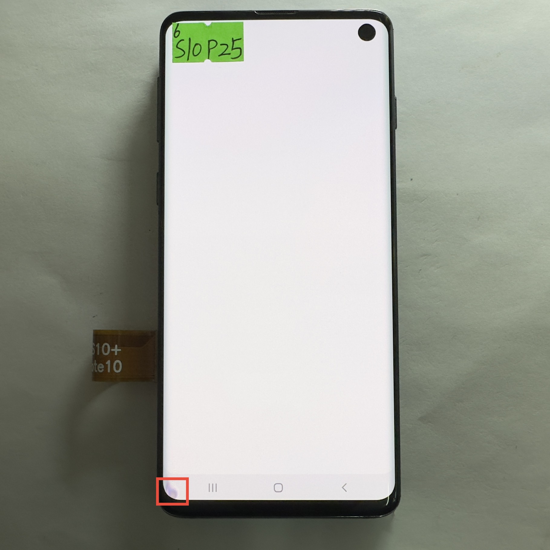 Instrument numÃ©rique Galaxy S10 avec cadre, Ã©cran d'affichage LCD, matÃ©riau AMOLED, sÃ©rie G973U, G973F, G973D, G973B/S n° 4