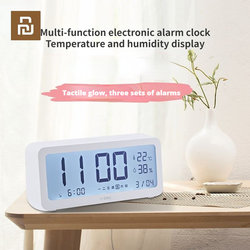 Youpin Deli â€“ Ã©cran LCD e-link, horloge numÃ©rique intelligente, humidimÃ¨tre, thermomÃ¨tres de haute prÃ©cision, capteurs de tempÃ©rature et d'humiditÃ© small picture n° 1