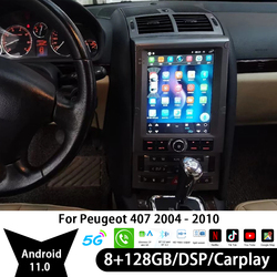 Ã‰cran de voiture tout-en-un pour KIT 407, systÃ¨me intelligent, audio, radio, vidÃ©o, plus tard, GPS, DVD, Carplay, Android 11, stÃ©rÃ©o, 2004-2010 small picture n° 1