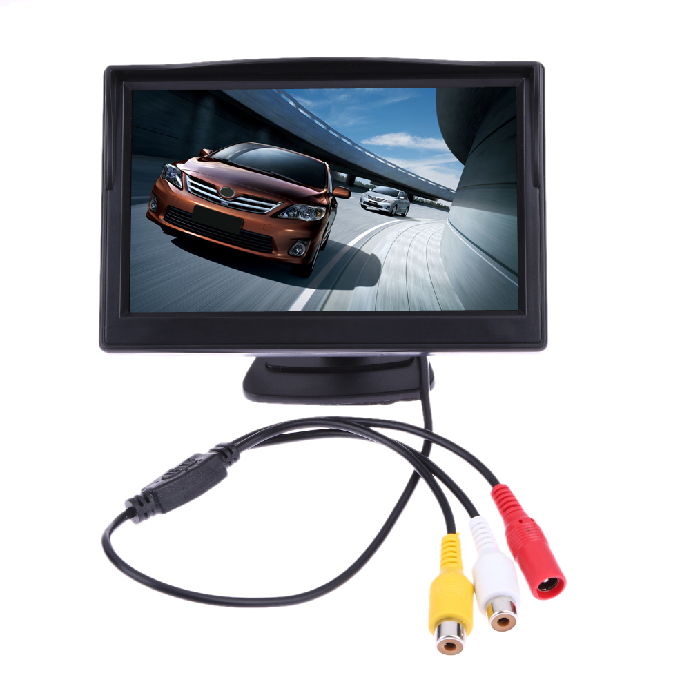 Moniteur de vue arriÃ¨re de voiture avec camÃ©ra, 4.3 pouces, 480x272 pixels, TFT, LCD, document n° 2