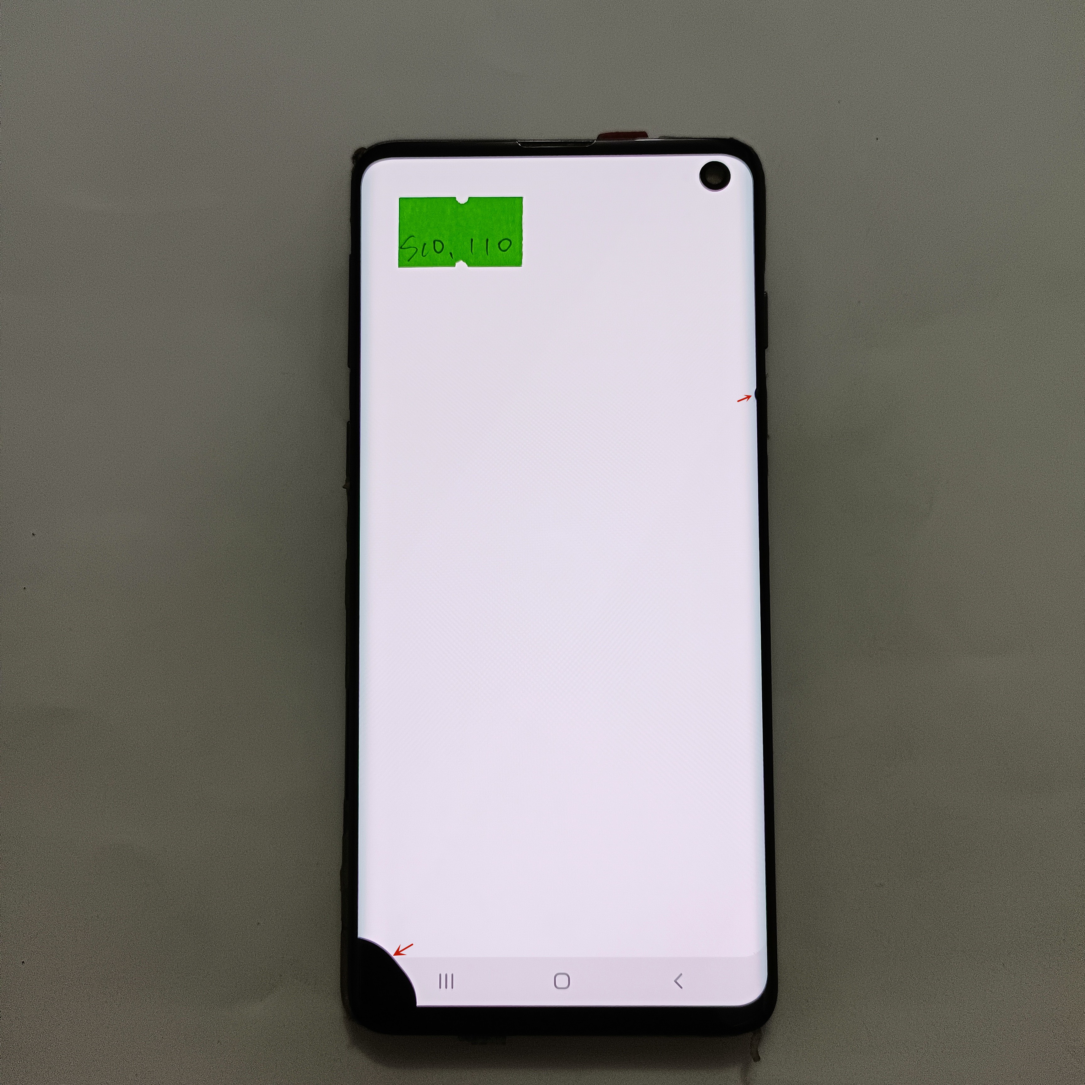 Ã‰cran LCD 6.1 en effet dÃ©faut pour SAMSUNG Galaxy S10 G973 G973F/DS G973U SM-G9730 LCD tactile HÃ©bergements eur assemblÃ©e avec points noirs n° 5