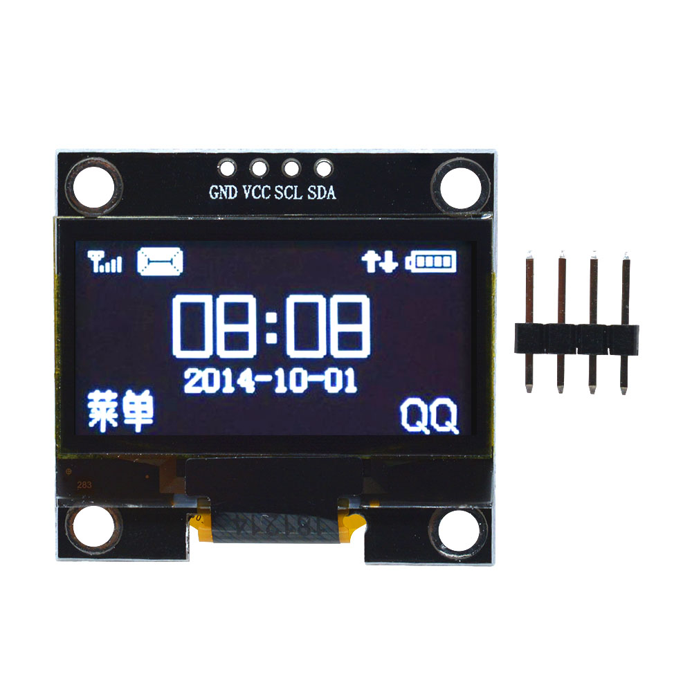 Ã‰cran LCD OLED numÃ©rique pour Ardu371.3, carte d'Ã©cran, technologie blanche et bleue, 4 broches, 1.3 pouces, 128 pouces, IIC, I2C, sÃ©rie 12864x64, SSH1106 n° 2