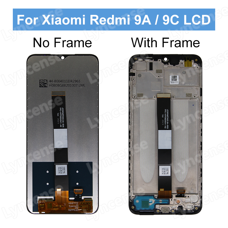 NumÃ©riseur d'Ã©cran tactile d'affichage Ã  cristaux liquides, piÃ¨ces de rechange pour Redmi 9A, M2006C3LG, M2006C3MG, 9C, M2004J19G, M2004J19C n° 4