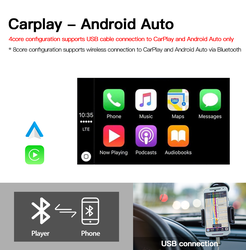 Kapud-Autoradio Android 10.0 de 8 Pouces avec Navigation GPS, BT et Wifi, Lecteur StÃ©rÃ©o pour Voiture Ford Focus 2 Kuga Fi.C. Mondeo 4 C-Max small picture n° 3