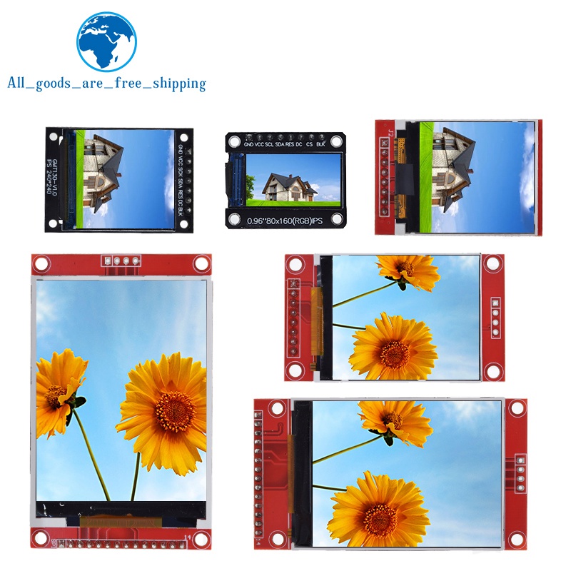 Ã‰cran LCD TFT pour Ardu37, technologie d'affichage, pas de lecteur OLED, ST7735, ILI9341, interface Ã©ventuelles I, 0.96 pouces, 1.3 pouces, 1.44 pouces, 1.8 pouces, 2.4 pouces, 2.8 pouces, 3.5 pouces n° 5